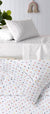 Polka Printed Microfibre Sheet Set by Happy Kids