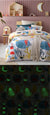 Seaside Glow In The Dark Quilt Cover Set by Happy Kids