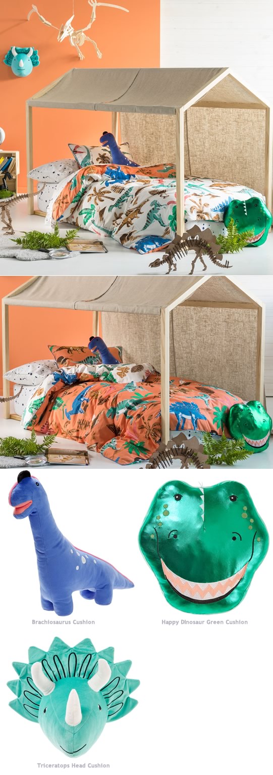 Dinotopia Quilt Cover Set by Hiccups Cottonbox Pty Ltd