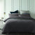 Madison Charcoal Quilted Quilt Cover Set by Accessorize