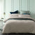 Madison Stone Quilted Quilt Cover Set by Accessorize