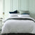 Madison White Quilted Quilt Cover Set by Accessorize