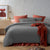 Stone Washed Cotton Charcoal Bed Linen Range by Accessorize