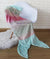Mermaid Aqua Tail Throw by Jiggle & Giggle