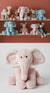Pink Elephant Plush Large by Jiggle & Giggle