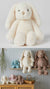 Cream Bunny Plush Small by Jiggle & Giggle