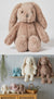 Taupe Bunny Plush Small by Jiggle & Giggle