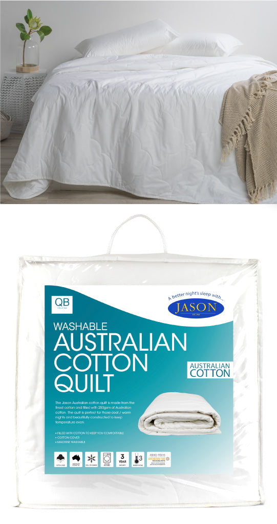 Australian Cotton Quilt 250gsm by Jason Cottonbox Pty Ltd
