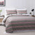 Hudson Stripe Almond Quilt Cover Set by Jason Commercial