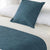 Linen Look Bed Runners And Cushions Marine by Jason Commercial