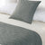 Linen Look Bed Runners And Cushions Pewter by Jason Commercial