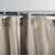 Satin Stripe Latte Shower Curtains with Rings by Jason Commercial