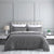 Studio Stripe Slate Quilt Cover Set by Jason Commercial