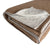 Atelier Blanket Throw Brown White by J Elliot