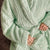 Fleur Darling Fluffy Soft Green Cosy Comfort Range by J Elliot
