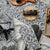 Floral Sonata Charcoal Napery by J Elliot