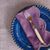Heureuse Purple Table Linen by J Elliot