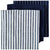 Katerina Navy Tea Towel 3 Pack by J Elliot
