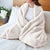 Layla Ivory Faux Fur Throw by J Elliot