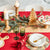 Mistletoe Christmas Jute Table Linen by J Elliot