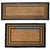 PVC Backed Coir Rectangular Lines Door Mats by J Elliot