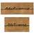 PVC Backed Coir Welcome Door Mats by J Elliot