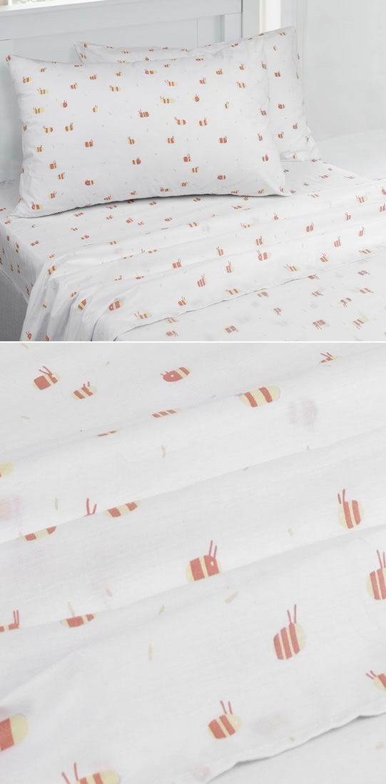 Bumble Sheet Set by Jelly Bean Kids – Cottonbox Pty Ltd