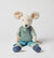 George Mouse With Fur Vest by Jiggle & Giggle