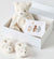 Cream Teddy Hamper Gift Set 2 Pack by Jiggle & Giggle