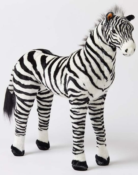 Animal Large Standing Zebra by Jiggle & Giggle – Cottonbox Pty Ltd