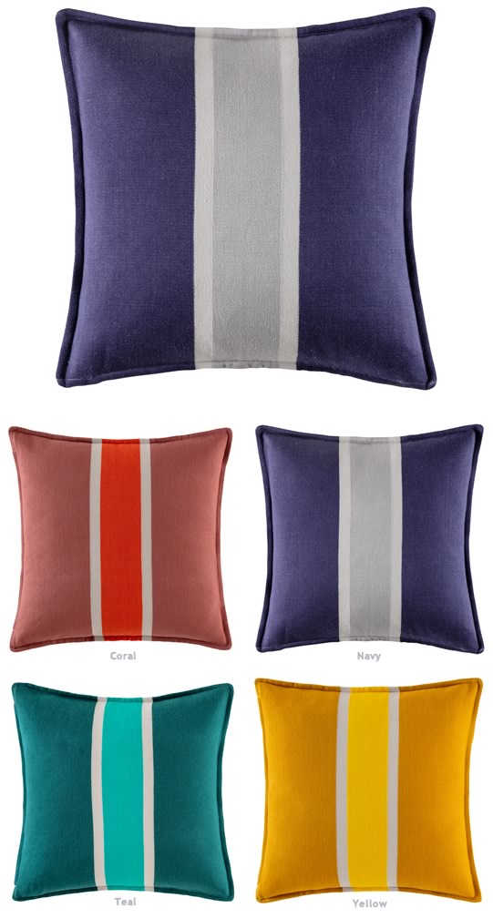 Rally OUTDOOR Navy FLOOR Cushion (65 x 65cm) by Kas – Cottonbox