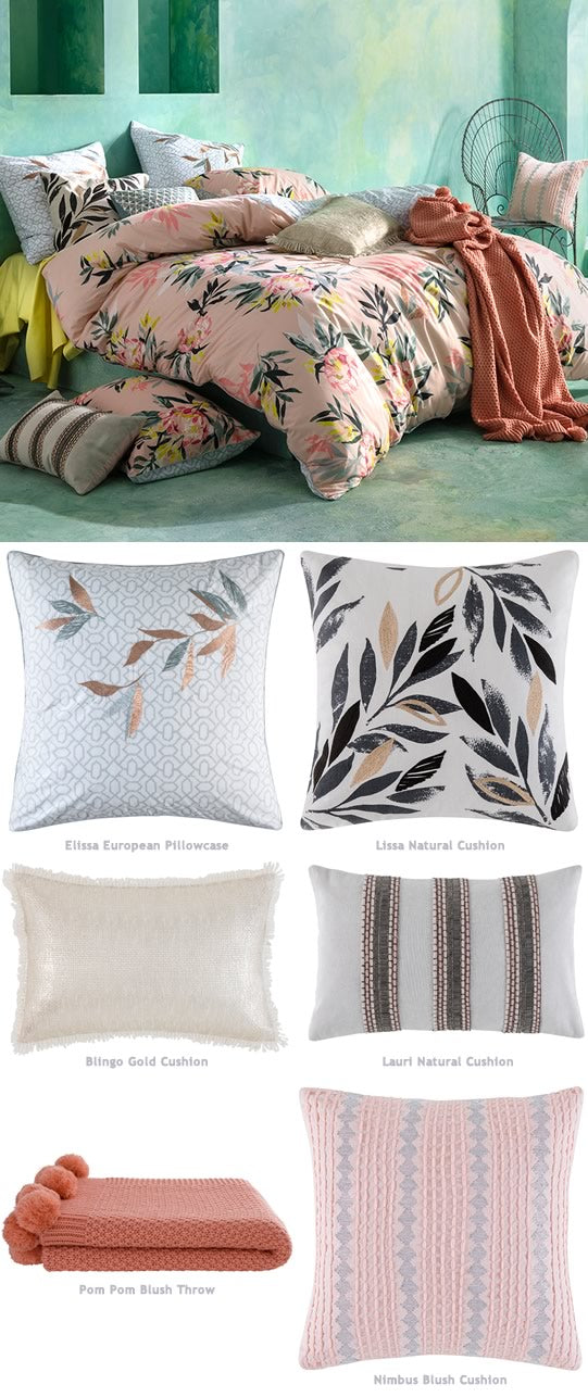 Elissa Quilt Cover Set by Kas – Cottonbox Pty Ltd
