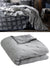 Linen Grey Comforter by Kas