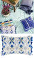 Mana Blue Cushion by Kas