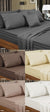 1000TC American Pima Cotton Wide Stripe Sheets by Kingtex
