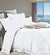 White Cotton Rich 1200TC Quilt Cover Set by Kingtex