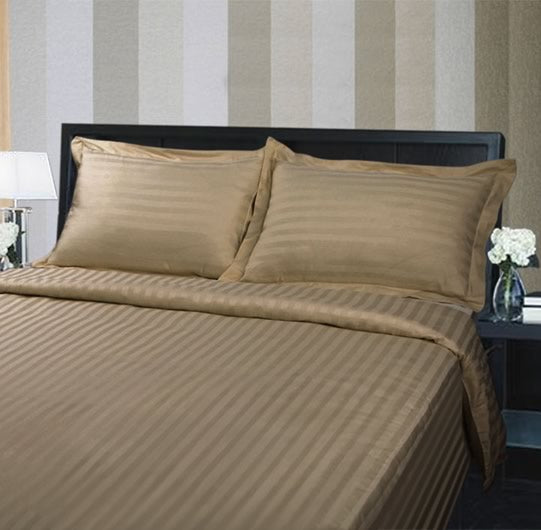 Coffee 375TC Quilt Cover Set by Kingtex – Cottonbox Pty Ltd