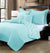 Bamboo Blend Aqua Reversible Comforter Set by Kingtex