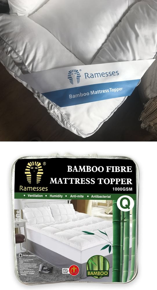 Mattress Topper Bamboo by Kingtex – Cottonbox Pty Ltd