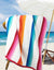 Bright Stripe Jacquard Beach Towel by Kingtex