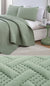 Chic Embossed Frost Coverlet Set by Kingtex