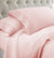 Crochet Pink Lace On Pink Sheets by Kingtex