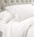 Crochet White Lace On White Sheets by Kingtex