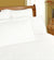 Microfibre Lace White Sheets by Kingtex