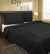 Pintuck Black Quilt Cover Set by Kingtex