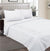 Classic Pintuck White Quilt Cover Set by Kingtex