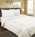 Pintuck White Quilt Cover Set by Kingtex
