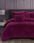 Shaggy Fleece Purple Bedding by Kingtex
