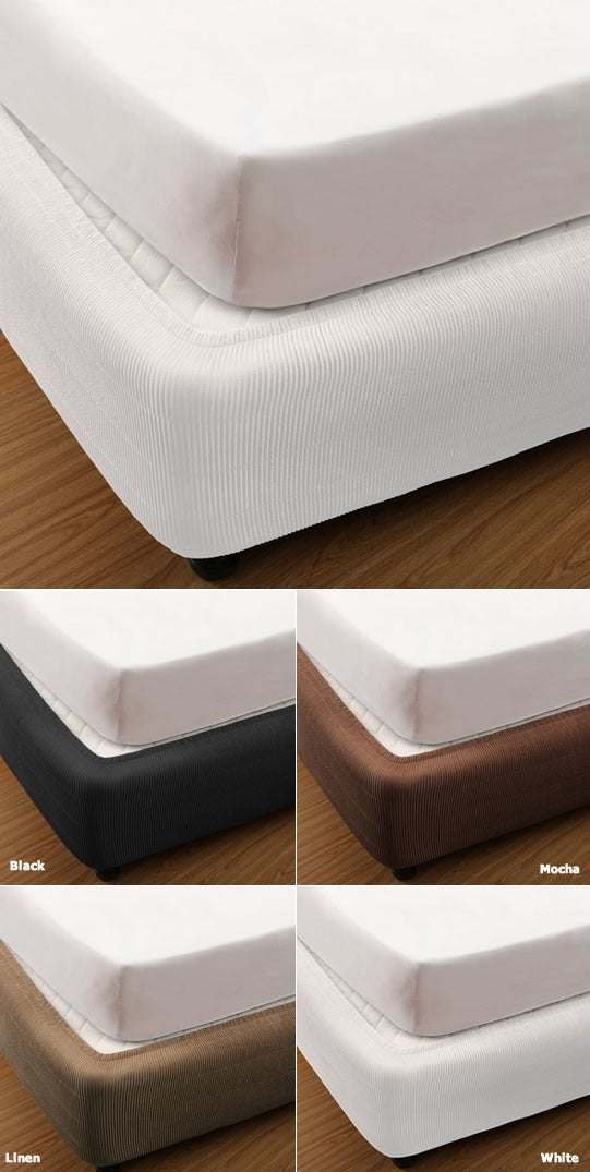 Box Spring Cover Quilted by Kingtex – Cottonbox Pty Ltd