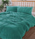 Teddy Fleece Teal Quilt Cover Set by Kingtex